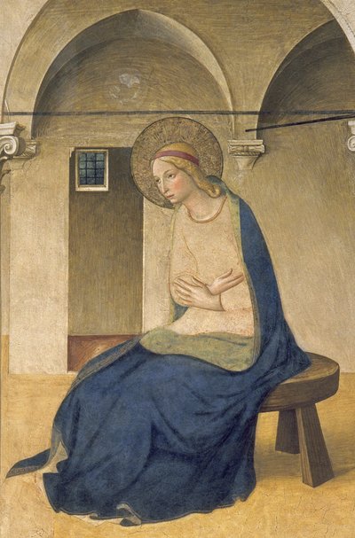 The Annunciation (detail) by Fra Angelico